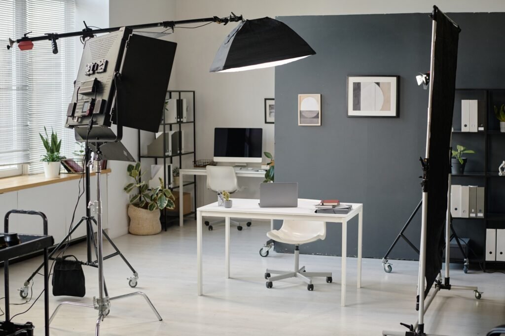Studio Equipped for Video Production