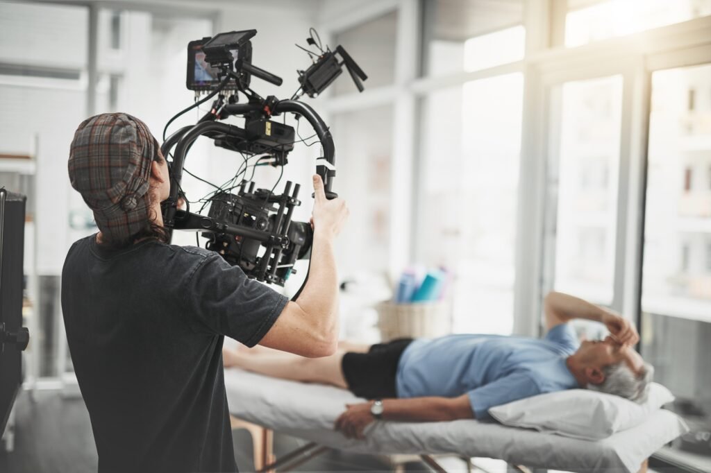 Just another day on set